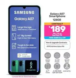 Game Samsung Galaxy A07 Smartphone offer