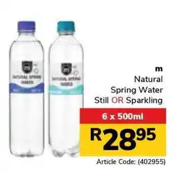 Jumbo Natural Spring Water offer