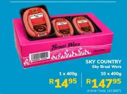 Jumbo SKY COUNTRY offer