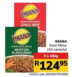 Jumbo IMANA SOYA MINCE offer