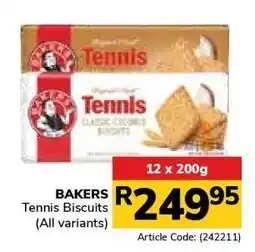 Jumbo Bakers Tennis Biscuits offer