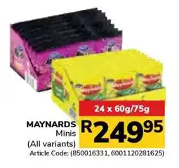 Jumbo MAYNARDS Minis offer