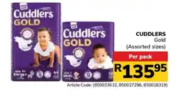 Jumbo CUDDLERS Gold offer