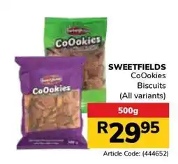 Jumbo SWEETFIELDS CoOokies offer