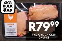 OBC Meat & Chicken 4 KG OBC CHICKEN CHUNKS offer