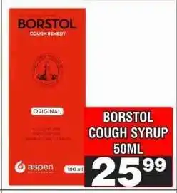 Advance Cash n Carry BORSTOL COUGH SYRUP 50ML offer