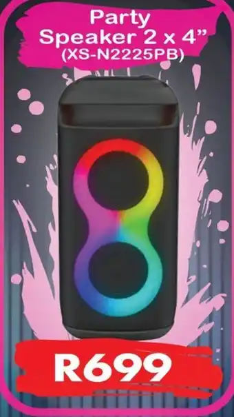 Party Speaker 2 x 4" (XS-N2225PB)
