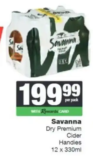 Savanna Dry Premium Cider Handies
