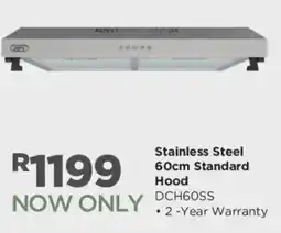 House & Home Stainless Steel 60cm Standard Hood DCH60SS offer