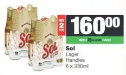 Spar Tops Sol Lager Handies offer