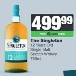 Spar Tops The Singleton 12 Years Old Single Malt Scotch Whisky offer