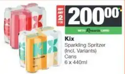 Spar Tops Kix Sparkling Spritzer offer