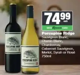 Spar Tops Porcupine Ridge offer