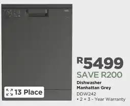 House & Home Dishwasher Manhattan Grey offer