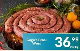 Super Save Gogo's Braai Wors offer