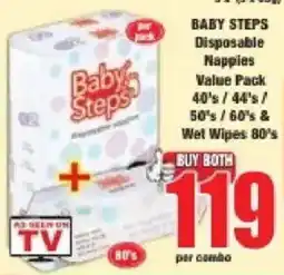Boxer Baby Steps Disposable Nappies offer