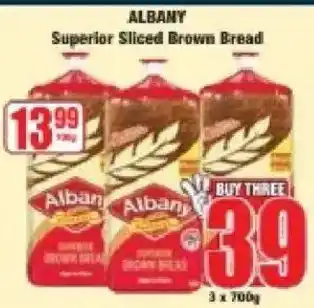 Boxer Albany Superior Sliced Brown Bread offer
