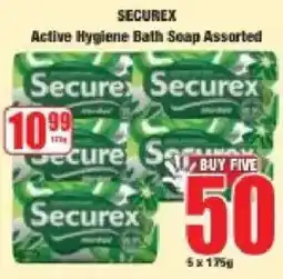 Boxer Securex Active Hygiene Bath Soap Assorted offer