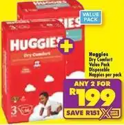 Huggies - dry comfort disposable nappies