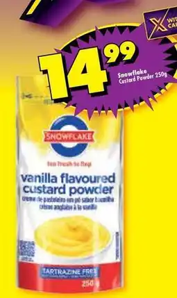 Shoprite Snowflake - custard powder offer