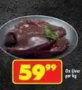 Shoprite Ox liver offer