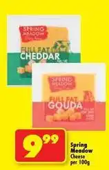 Shoprite Full fat cheddar, full fat gouda offer