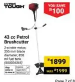 Builders Express Hyzer Tough 43 cc Petrol Brushcutter offer