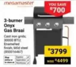 Builders Express Onyx Gas Braai offer