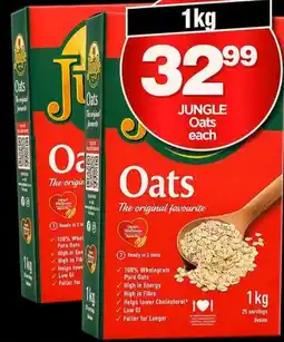 Choppies Jungle Oats offer