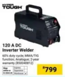 Builders Express Hyper Tough 120 A DC Inverter Welder offer