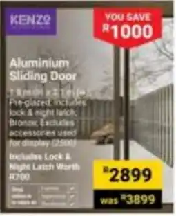 Builders Express KENZO Aluminium Sliding Door offer