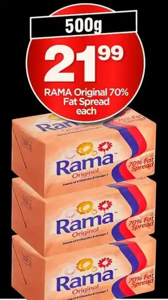 Choppies Rama Original 70% Fat Spread offer