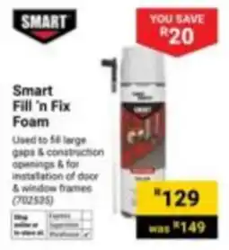 Builders Express Smart Fill 'n Fix Foam offer