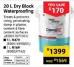 Builders Express Dry Block Waterproofing offer