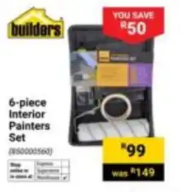Builders Express builders 6-piece Interior Painters Set offer