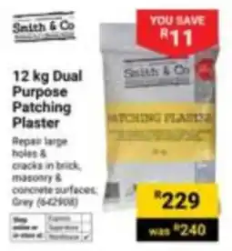 Builders Express Smith & Co Dual Purpose Patching Plaster offer