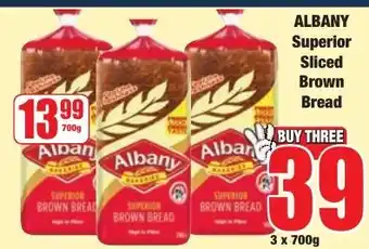 Boxer Superstores Albany Superior Sliced Brown Bread offer