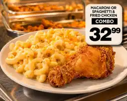 Choppies Macaroni or Spaghetti & Fried Chicken Combo offer