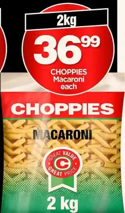 Choppies Choppies Macaroni offer
