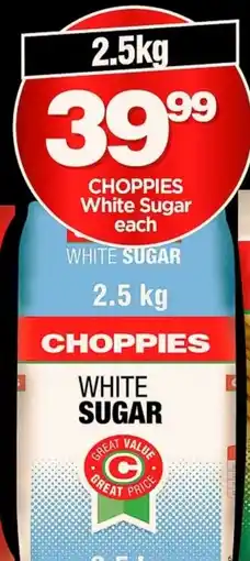 Choppies Choppies White Sugar offer