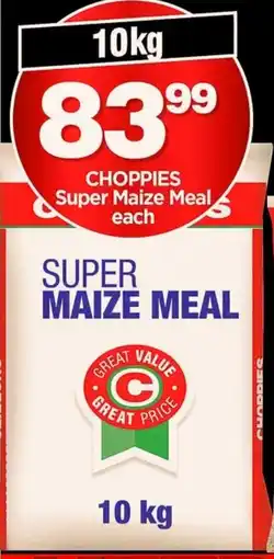 Choppies Choppies Super Maize Meal offer