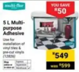 Builders Express multi-flor 5 L Multi-purpose Adhesive offer