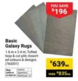 Builders Express Basic Galaxy Rugs Assorted offer