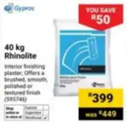 Builders Express Gyproc Rhinolite offer