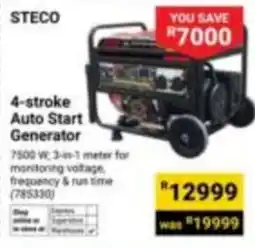 Builders Express STECO 4-stroke Auto Start Generator offer