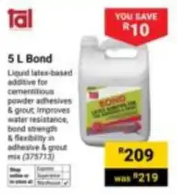 Builders Express 5 L Bond offer