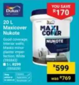 Builders Express Dulux Maxicover Nukote offer