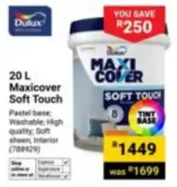 Builders Express Dulux Maxicover Soft Touch offer
