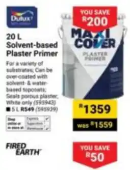 Builders Express Dulux Maxi Cover Plaster Primer offer