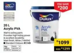 Builders Express Dulux Acrylic PVA offer